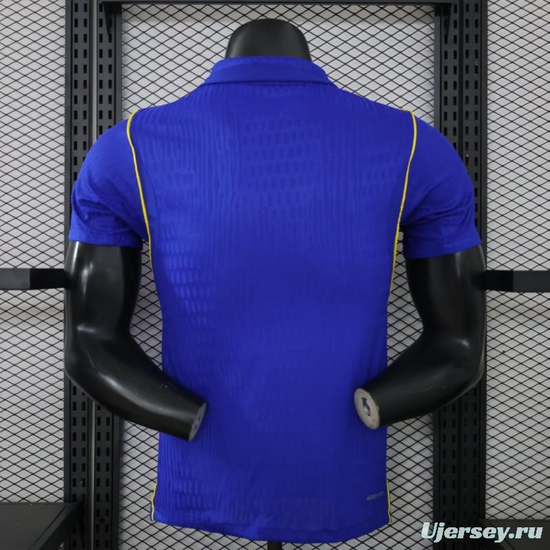 layer Version 26/27 Chelsea FC Royal Blue Polo Collar Home Jersey