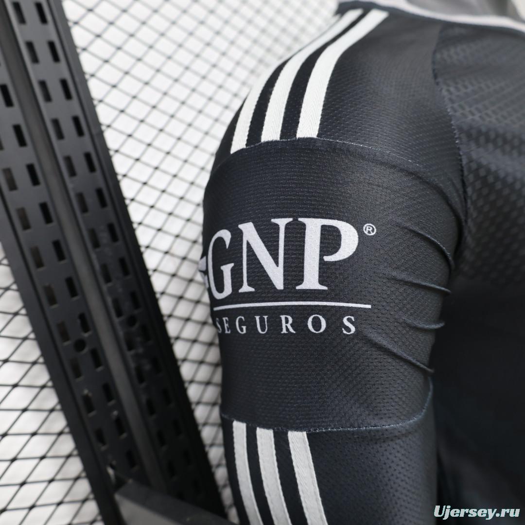 Player Version 26/27 Club América Charcoal Black Long Sleeve Away Jersey
