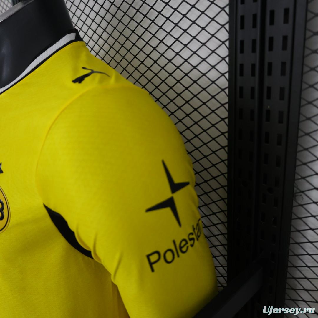 Player Version 26/27  Borussia Dortmund Yellow Home Long Sleeve Jersey