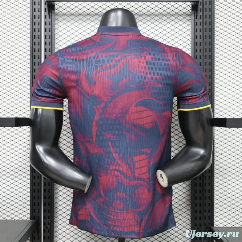 Player Version 26/27 FC Barcelona Navy Blue & Red  Special Edition Jersey