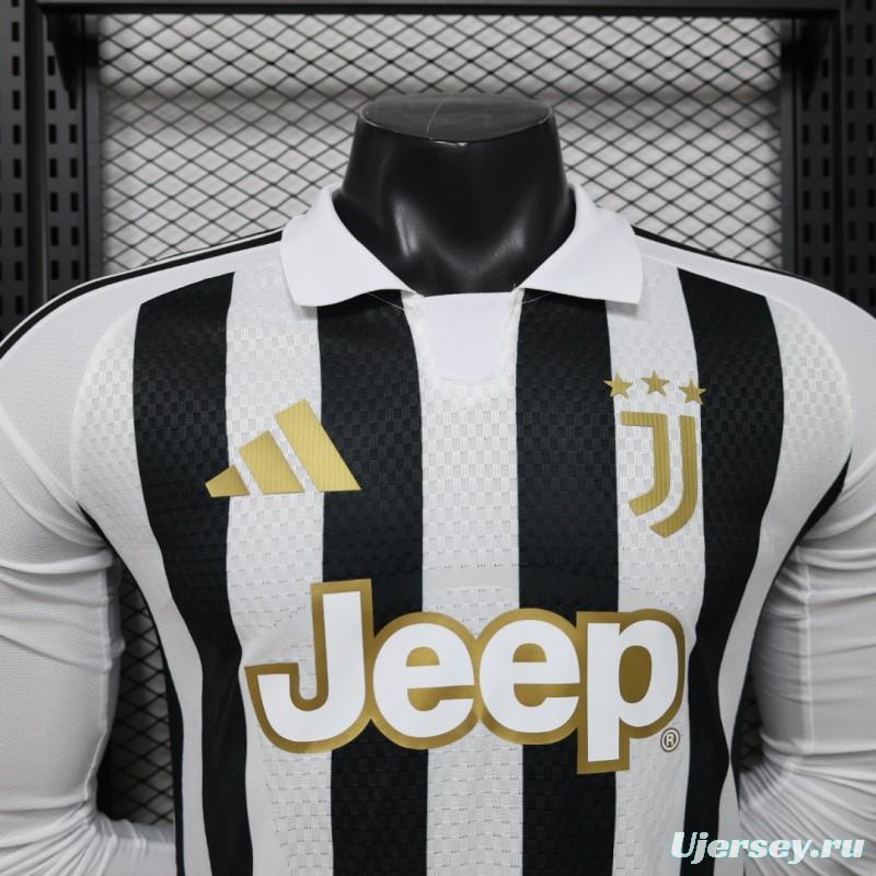 Player Version 26/27 Juventus Home Long Sleeve Jersey