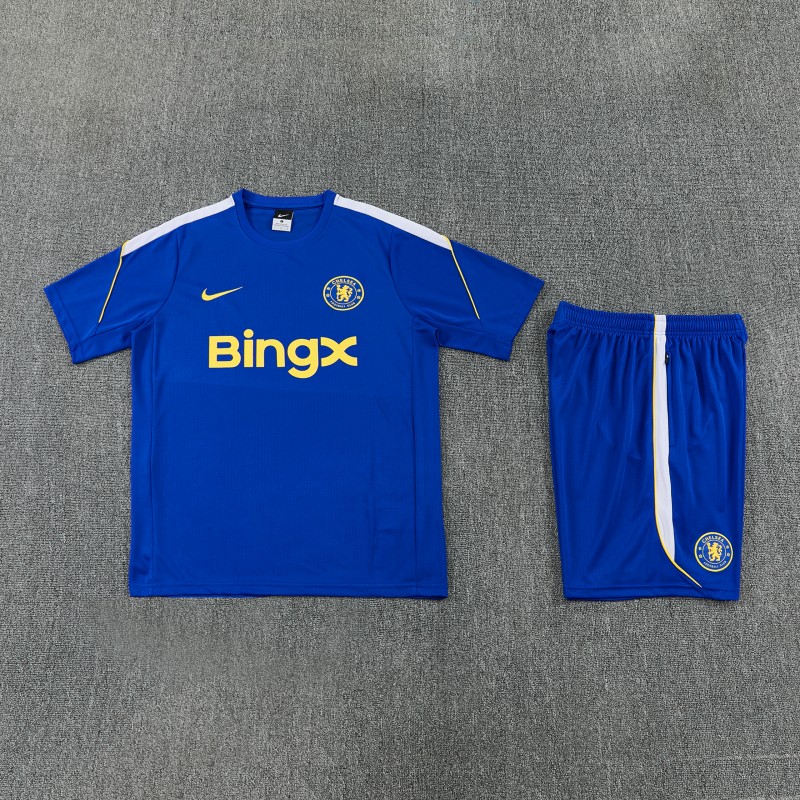 26/27 Chelsea Blue Short Sleeve+Soccer Shorts