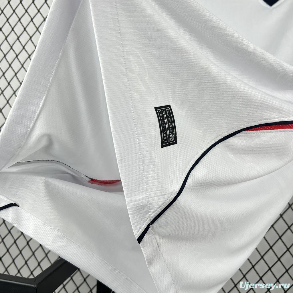 2026 Mens England World Cup Home Long Sleeve Jersey