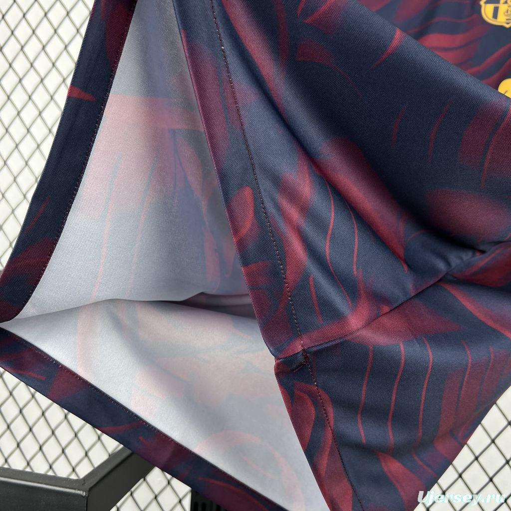 26/27 Barcelona Special Abstract Red & Blue "Barça" Script Jersey