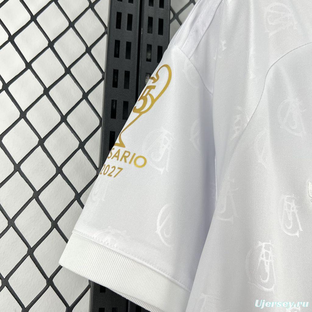 2026/27 Mens Real Madrid 125th Anniversary Jersey