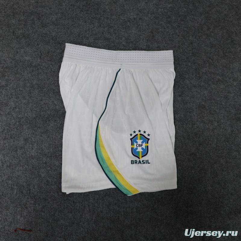 Player Version 26/27 Brazil Home White Shorts
