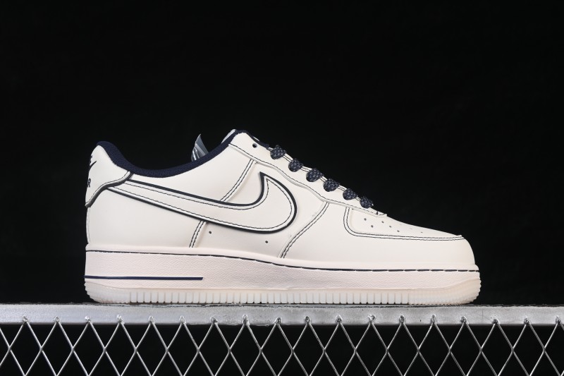 Nike Air Force 1 '07 Low Basketball Shoes with Classic Air-Sole Cushioning and Durable Leather Upper - SM6668-131