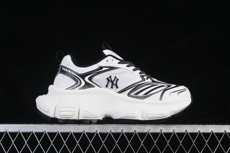 New York MLB Winner Chunky DT Running Shoes with Elevated Sole - 3ASHWC36N50WHS