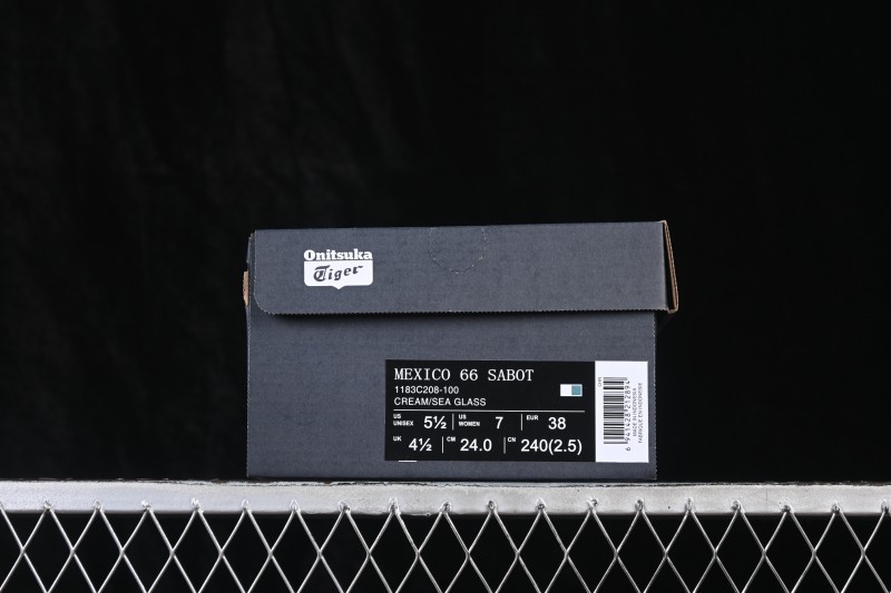 Onitsuka Tiger Mexico 66 Sabot Breathable Mesh Slip-On Half-Shoe - 1183C208-100