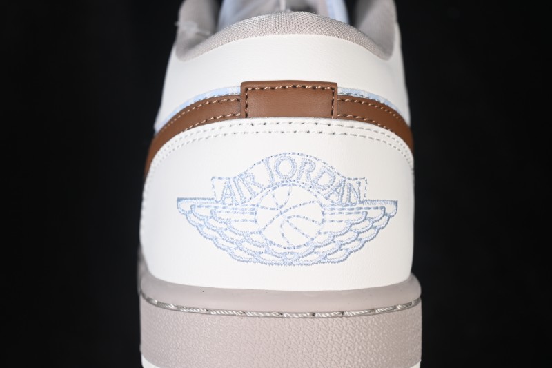 Nike Air Jordan 1 Low Retro Basketball Shoes with Classic Leather and Cushioned Sole - IR7553-422