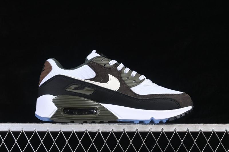 Nike Air Max 90 Retro Running Shoes with Visible Air Cushioning - II7592-100