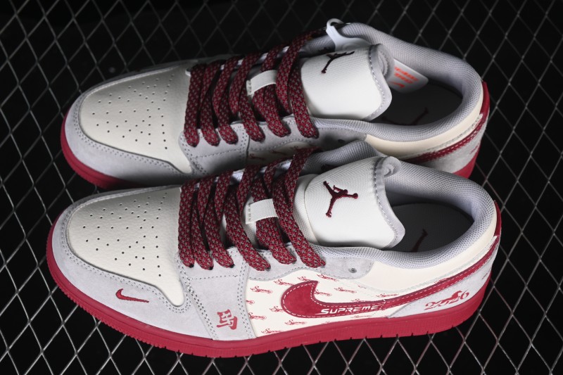 Air Jordan 1 Low AJ1 Year of the Horse Limited Edition Custom Low-Top Retro Basketball Shoes - JP2026-122