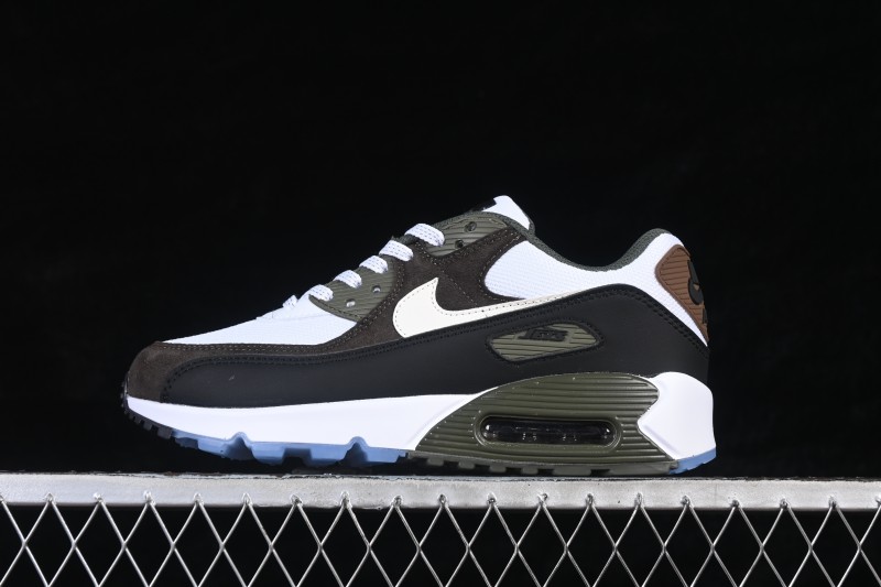 Nike Air Max 90 Retro Running Shoes with Visible Air Cushioning - II7592-100