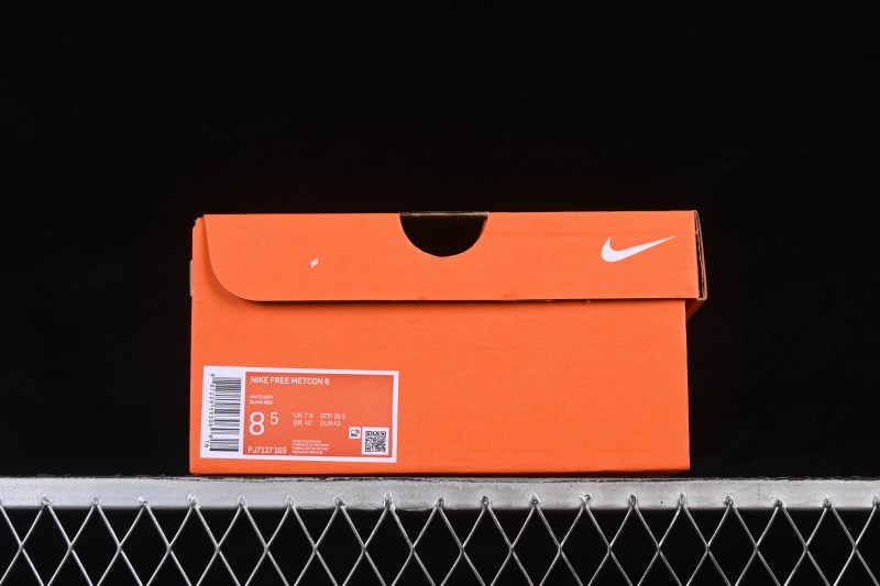 Nike Free Metcon 6 Training Shoes with Breathable Mesh and Cushioned Sole - FJ7127-103