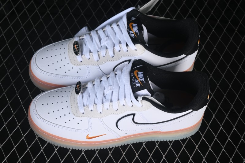 Nike Air Force 1 '07 Low Casual Skateboarding Shoes with Full-Length Air Cushion - IQ0228-100