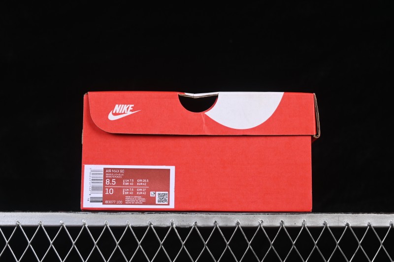 Nike Air Max 90 Retro Running Shoes with Visible Air Cushioning - IB3077-100