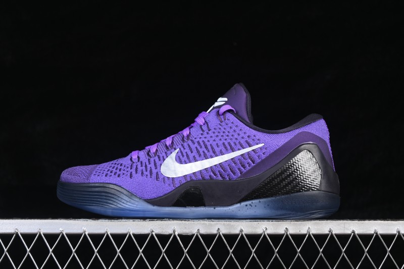 Nike Kobe 9 Stitches Low Basketball Shoes with 3D Flyknit Upper and Carbon Fiber Plate - IM0465-500
