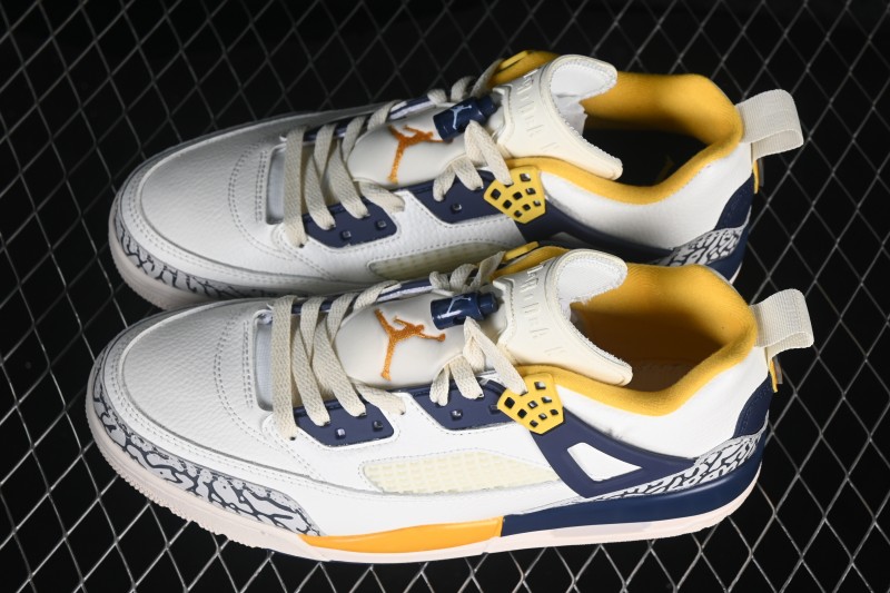 Nike Jordan Spizike Low Lifestyle Basketball Sneakers with Mixed Design Elements - FQ1759-111