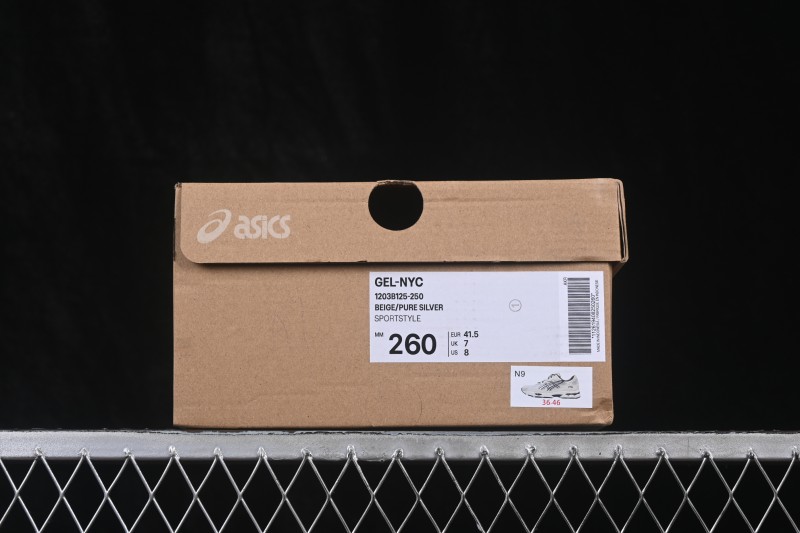 Asics Gel-NYC Retro Running Shoes with Breathable Mesh and Suede - 1203B125-250