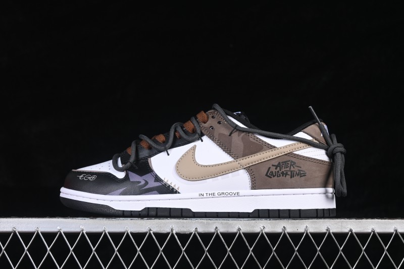 Nike SB Dunk Low Strap Anniversary Custom Low-Top Skateboarding Shoes - HF5441-100