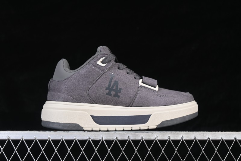 New York MLB Chunky Liner Mid Hairy Running Shoes with Elevated Sole - 3ASXH015N07GRL