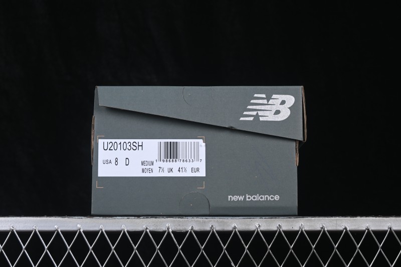 New Balance 2010 Series Retro Running Shoes with Suede and Mesh Upper - U20103SH