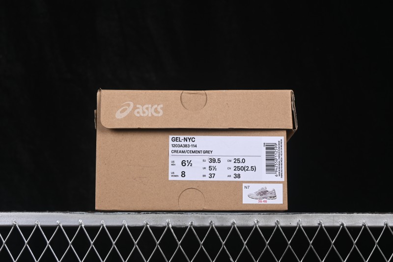 Asics Gel-NYC Retro Running Sneakers with Breathable Mesh and Suede Upper - 1203A383-114