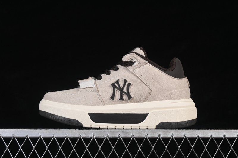 New York MLB Chunky Liner Mid Hairy New York Yankees Heightening Thick-Soled Running Shoes - 3ASXH015N50BGS