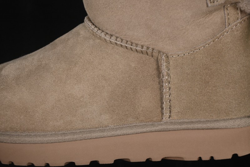 UGG Mini Bailey Button II Bowknot Mid-Calf Outdoor Snow Boots - 1016501