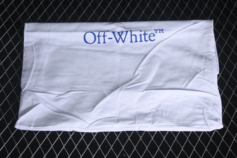 Off-White Out of Office Low-Top Fashion Skate Shoes in White and Brown - WME5