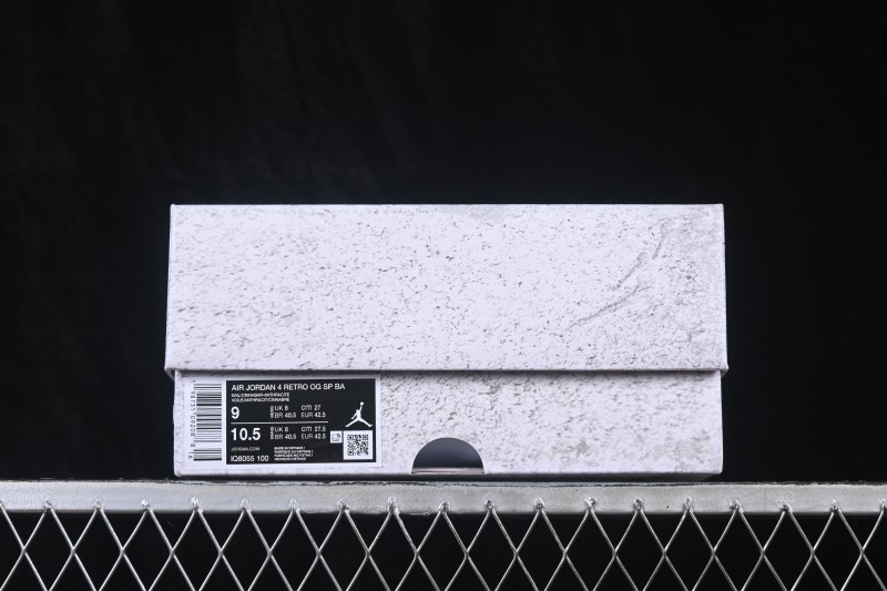 Nike Air Jordan 4 Retro Brick After Brick Nigel Sylvester Sneakers - IQ8055-100