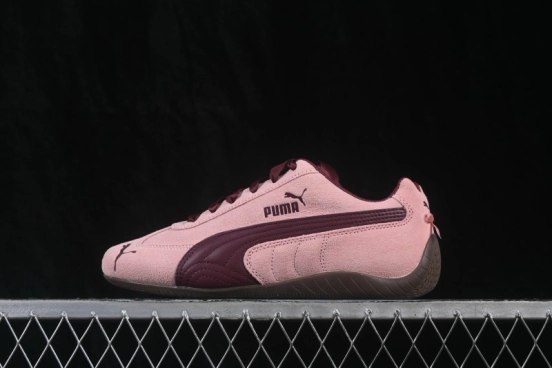 Puma Speedcat Low-Top Lifestyle Racing Sneakers with Leather Upper - 408177-01