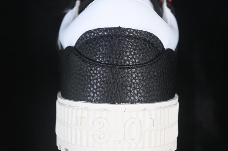 Off-White 3.0 Court Round-Toe Lace-Up Low-Top Casual Skate Shoes - AJD4