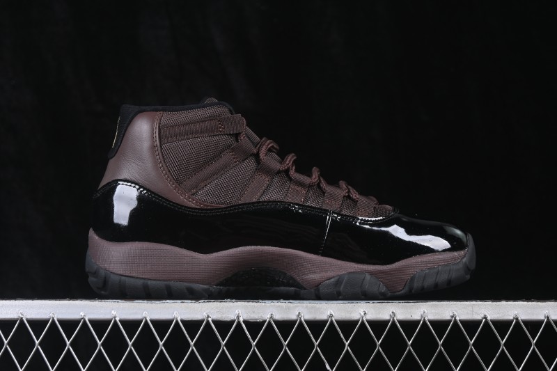 Air Jordan 11 Retro AJ11 Black Brown Basketball Shoes - CT8012-200