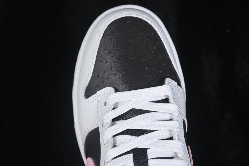 Nike SB Dunk Low White Black Pink Low-Top Casual Skate Shoes - IB8510-100