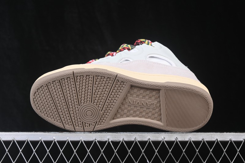 Lanvin Two-Tone Lace-Up Low-Top Lifestyle Casual Shoes - AJE5
