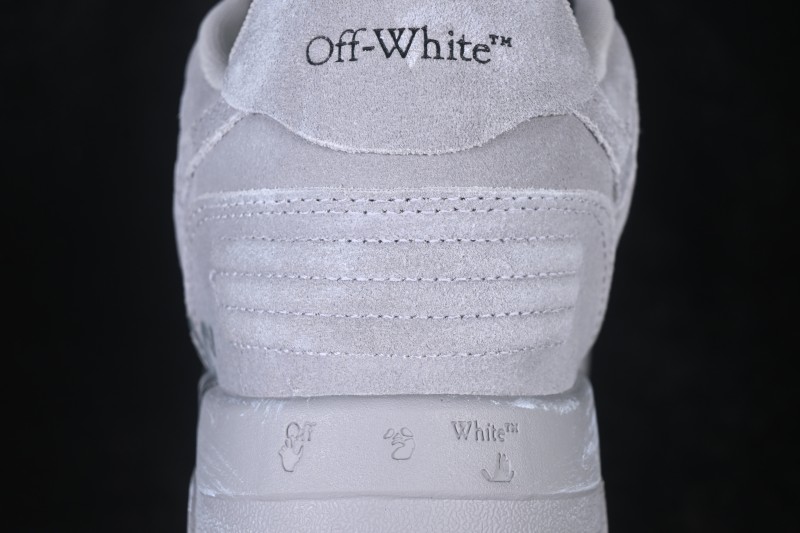 Off-White Out Of Office Low-Top Sneakers Space Grey - AJD4