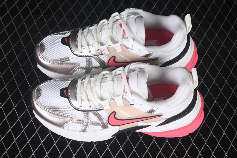 Nike V2K Run Retro Low Running Shoes with Cushioning and Anti-Slip - HJ7389-838