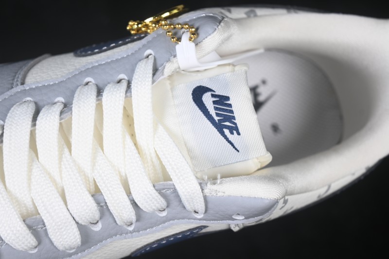 Nike Air Force 1 '07 Low Casual Skateboarding Shoes with Full-Length Air Cushion - WY0655-115