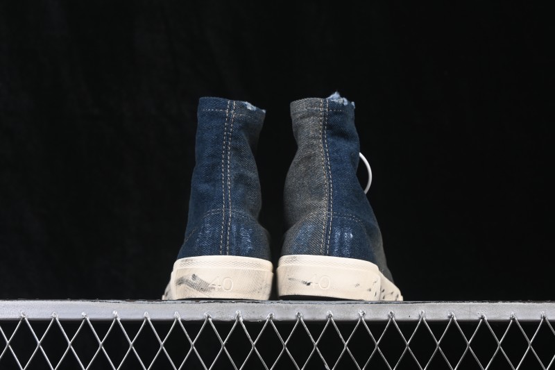 Balenciaga Paris Low Distressed High-Top Lace-Up Fashion Sneakers - W3RCL4090