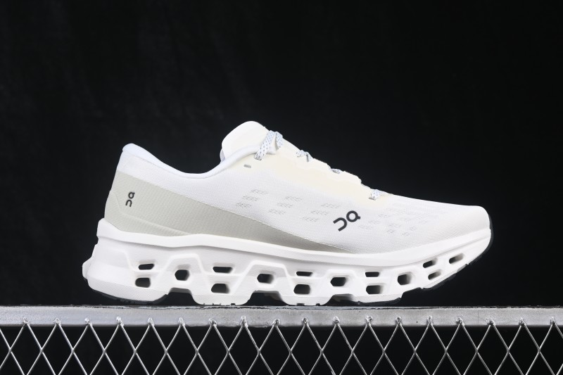 On Cloudmonster 3 On Running Comfort Anti-Slip Wear-Resistant Cushioned Running Shoes Ivory - Ivory