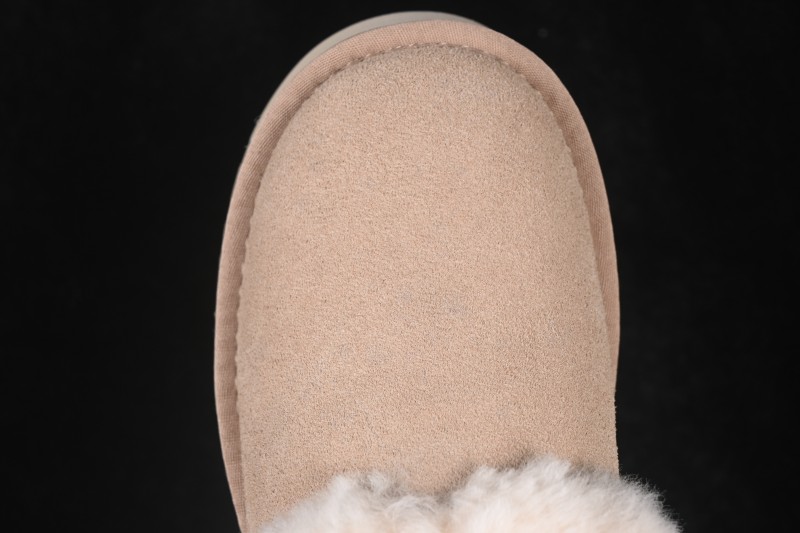UGG Tazzelle Ankle Platform Snow Boots with Cow Split Leather and Fleece Lining - AJD4