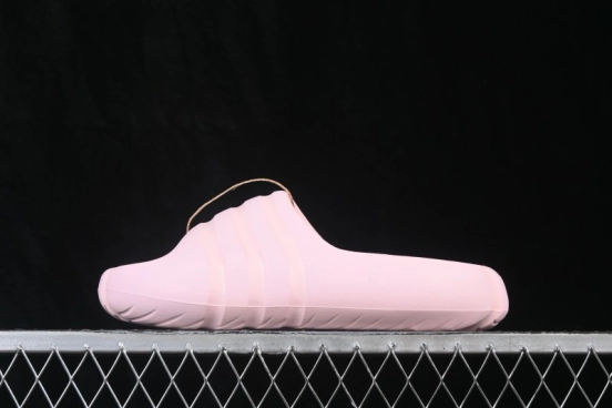 Adidas Adilette Slides Soft Cloud Striped Minimalist Unisex Casual Slippers - IF7405