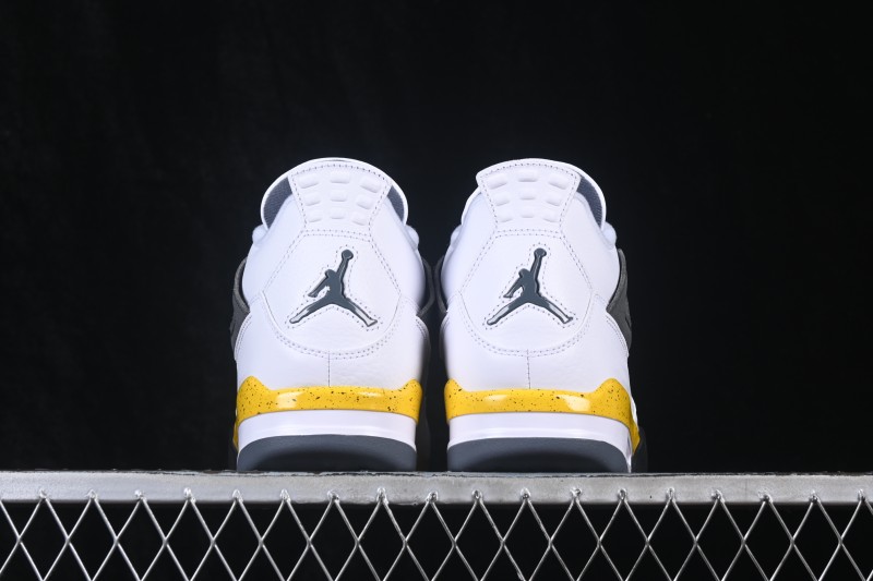 Nike Air Jordan 4 Retro "Tour Yellow" White Yellow Basketball Shoes - IO2463-102