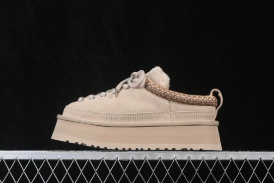 UGG Heritage Lace-Up Slipper Fashion Soft Comfortable Height Increasing Low-Top Casual Shoes - 1180361 SNDC