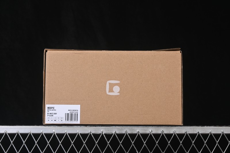Grounds Moopie Fabric Round Toe Big Bubble Platform Sneakers White Gray - FYD4