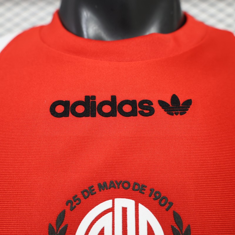 Player Version 26/27 River Plate Casual Retro Red Jersey