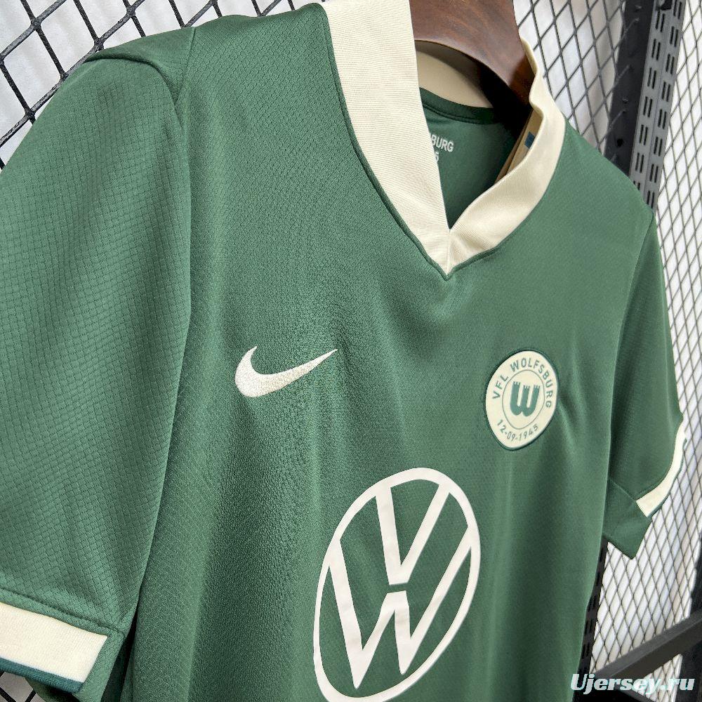2025/26 Mens Wolfsburg Maillot Stadium Jersey