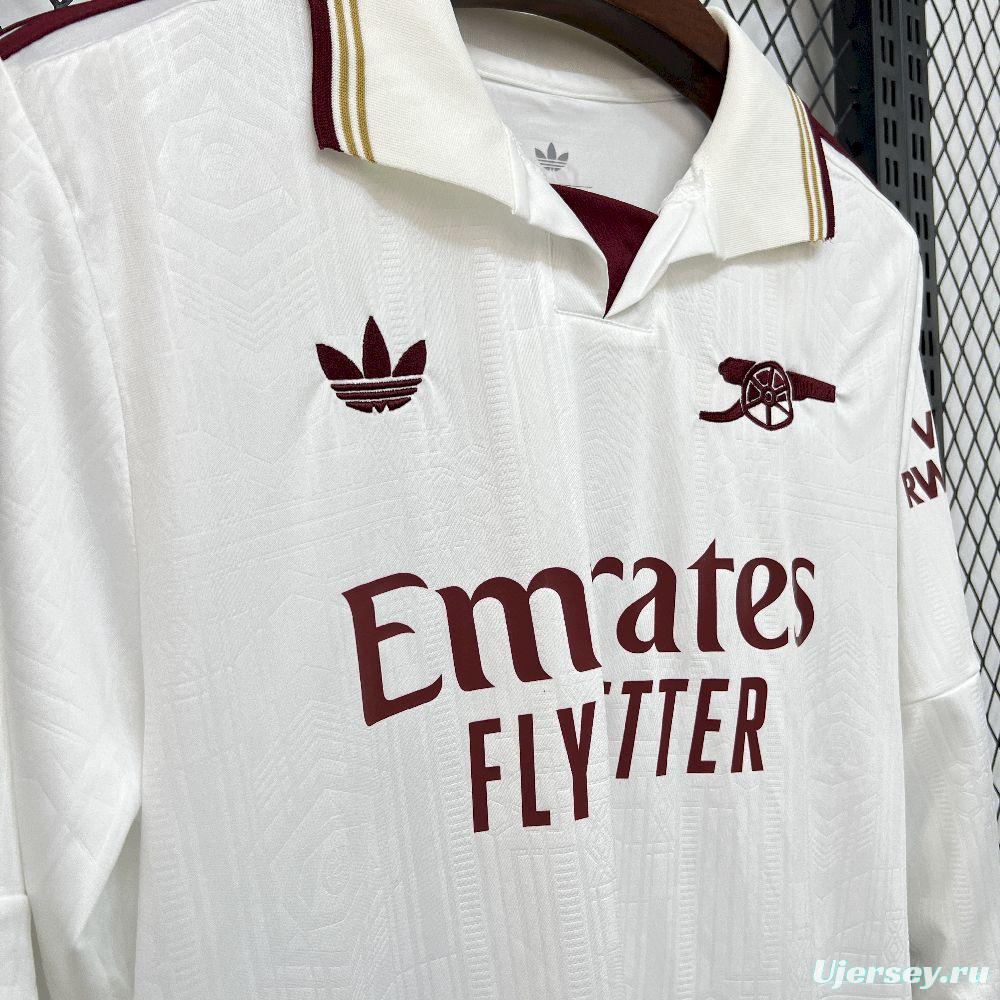 2025/26 Mens Arsenal Third Long Sleeve Jersey