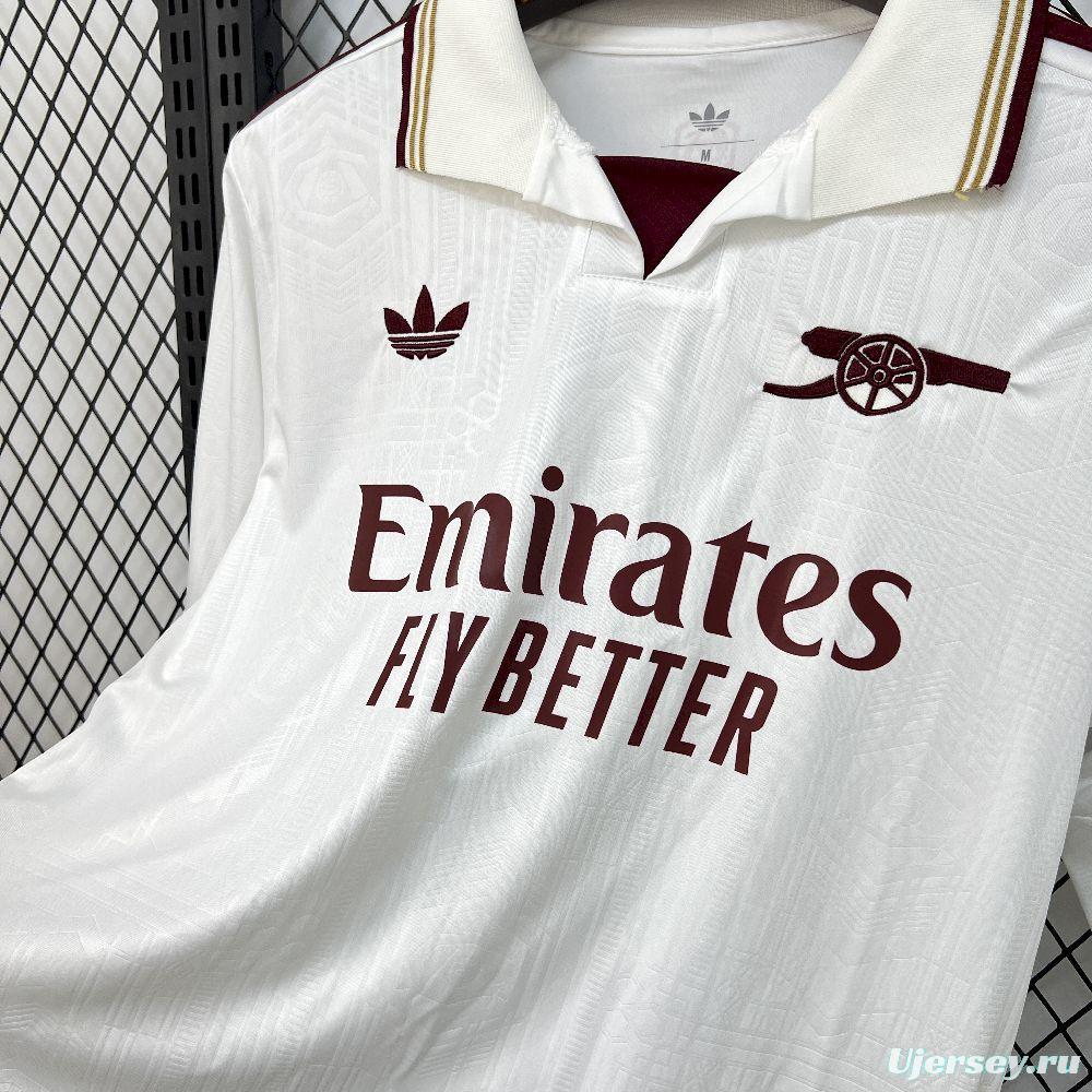 2025/26 Mens Arsenal Third Long Sleeve Jersey